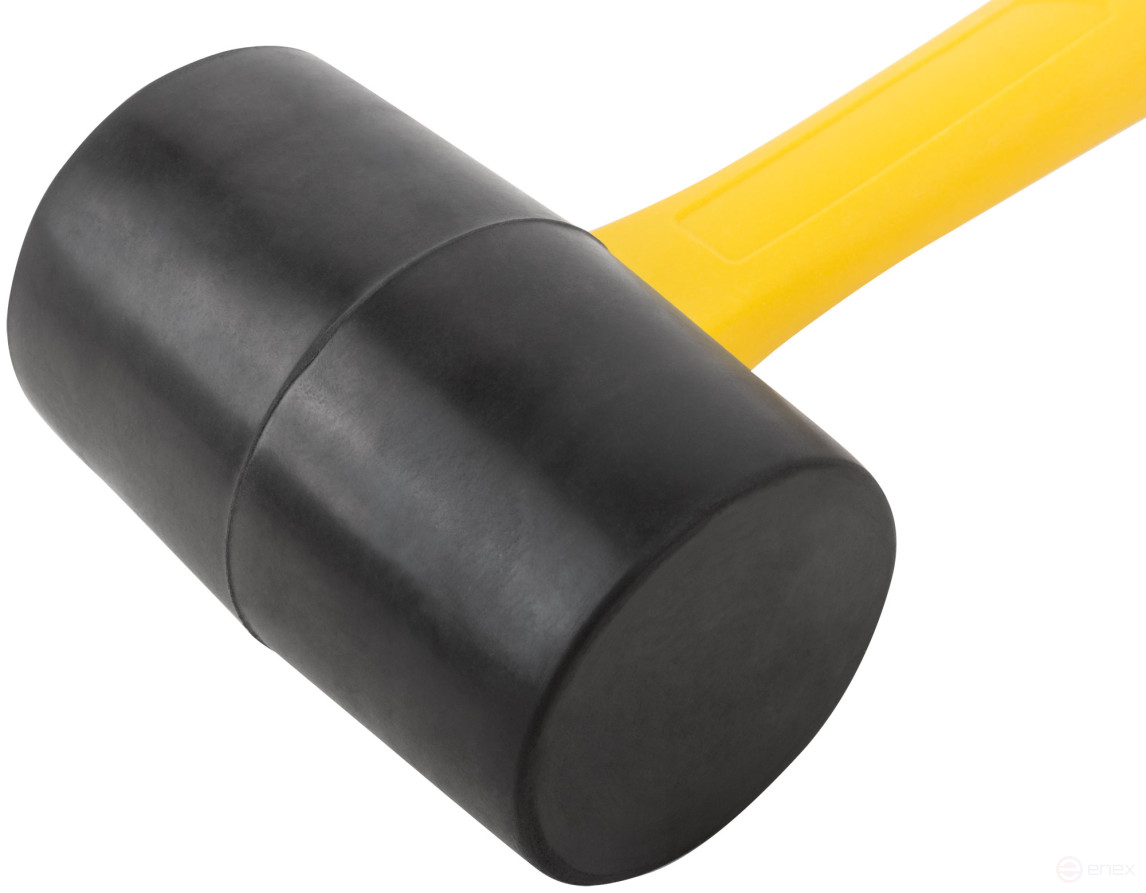 Киянка резиновая, фиберглассовая ручка 65 мм (680 гр)