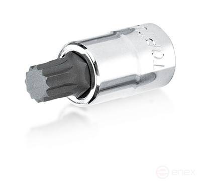 Головка торцевая с вставкой Spline 3/8" M6 L=48 мм TOPTUL BCHA1206
