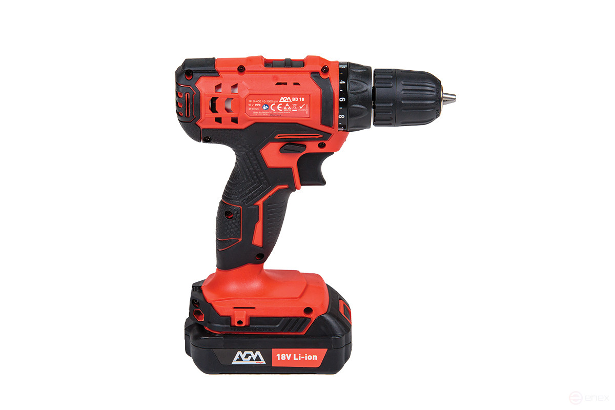 Cordless cordless screwdriver Villager AGM BD 18V with battery 28 Nm. 2 Ah