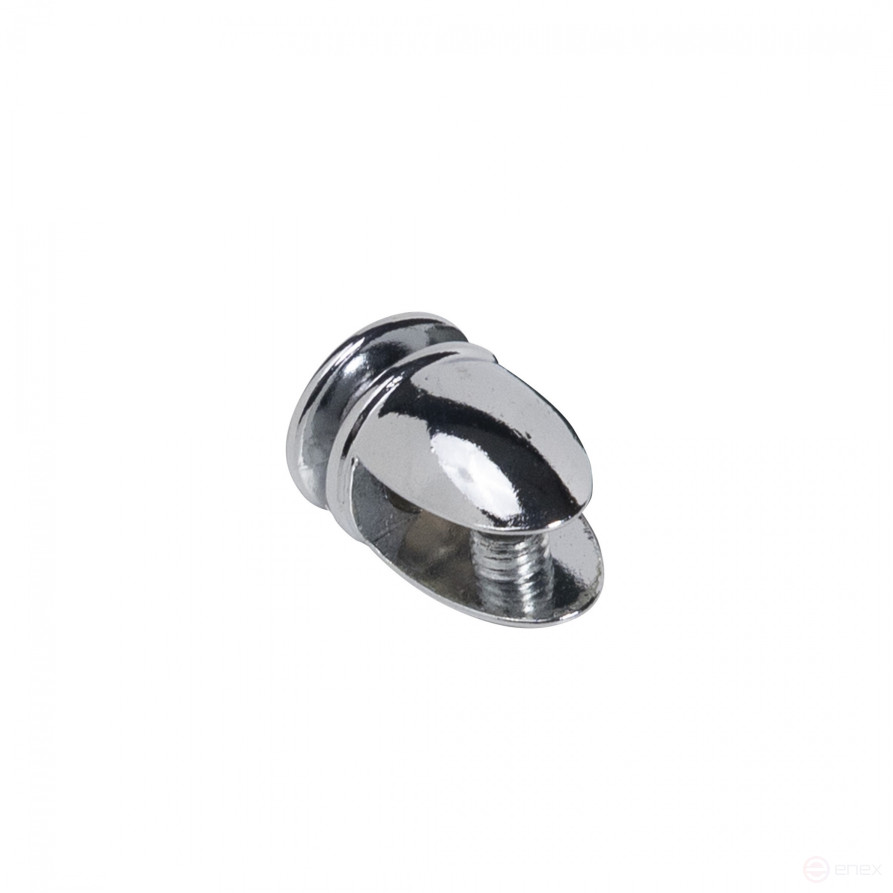 Shelf holder for glass met. AK133 (6-8mm) chrome AKS