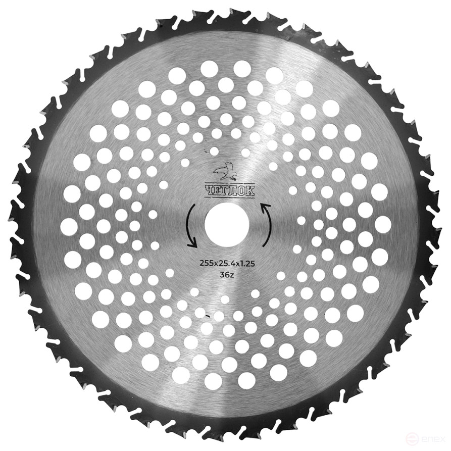 Диск для триммера 255 х 25.4 х 36 Антиударный, п/к 25.4х22мм, Чеглок (50)