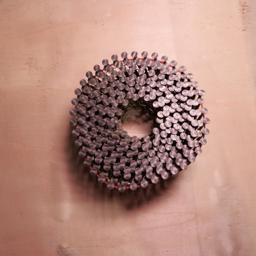 CNW drum nails on wood (2,5*50 mm, BKRi, ring, 9000 pcs/pack)