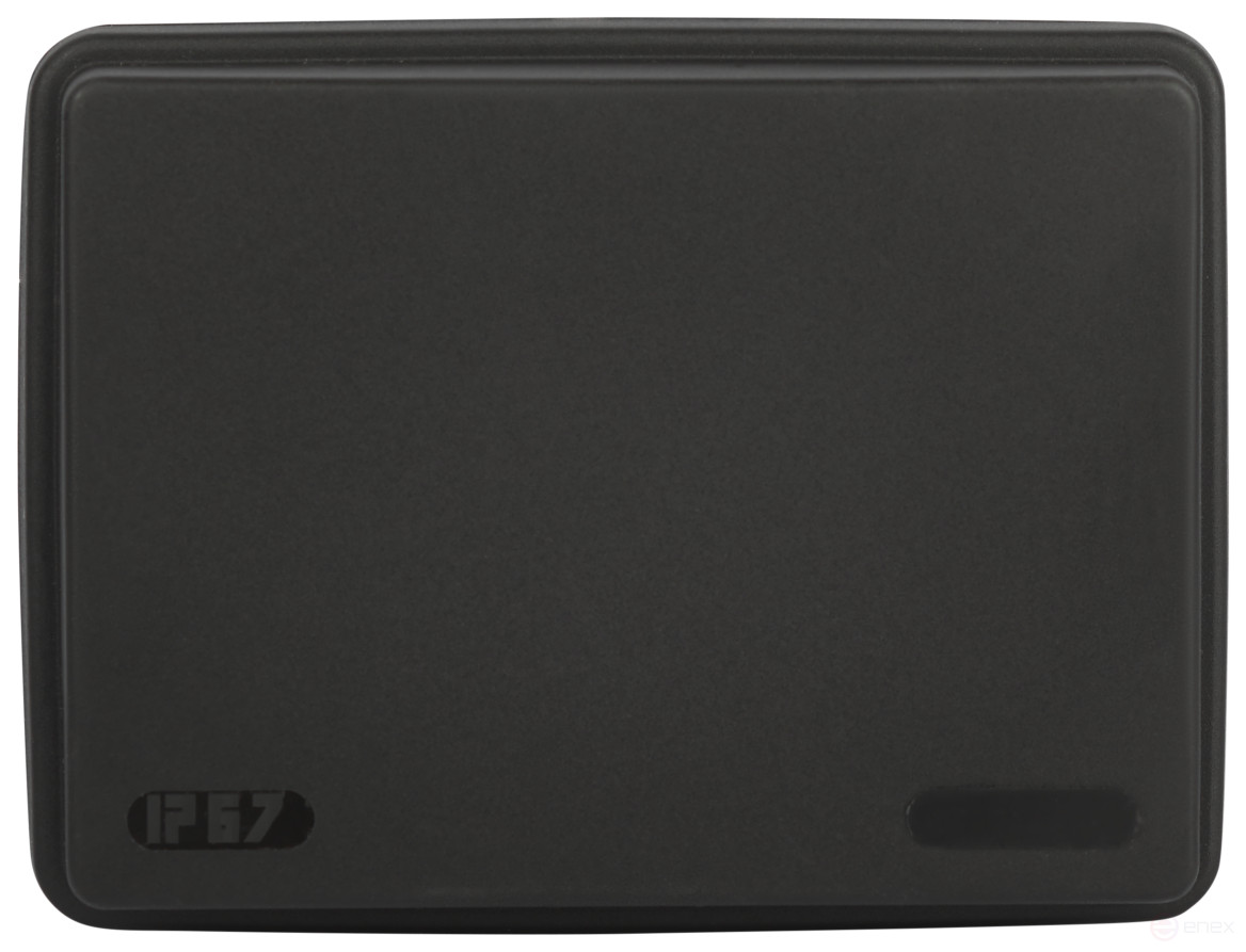 Soldering box ERA KOR-150-110-70- 11g-2MP-B two-component HF UV resistant 150x110x70mm Black Direct mounting IP67