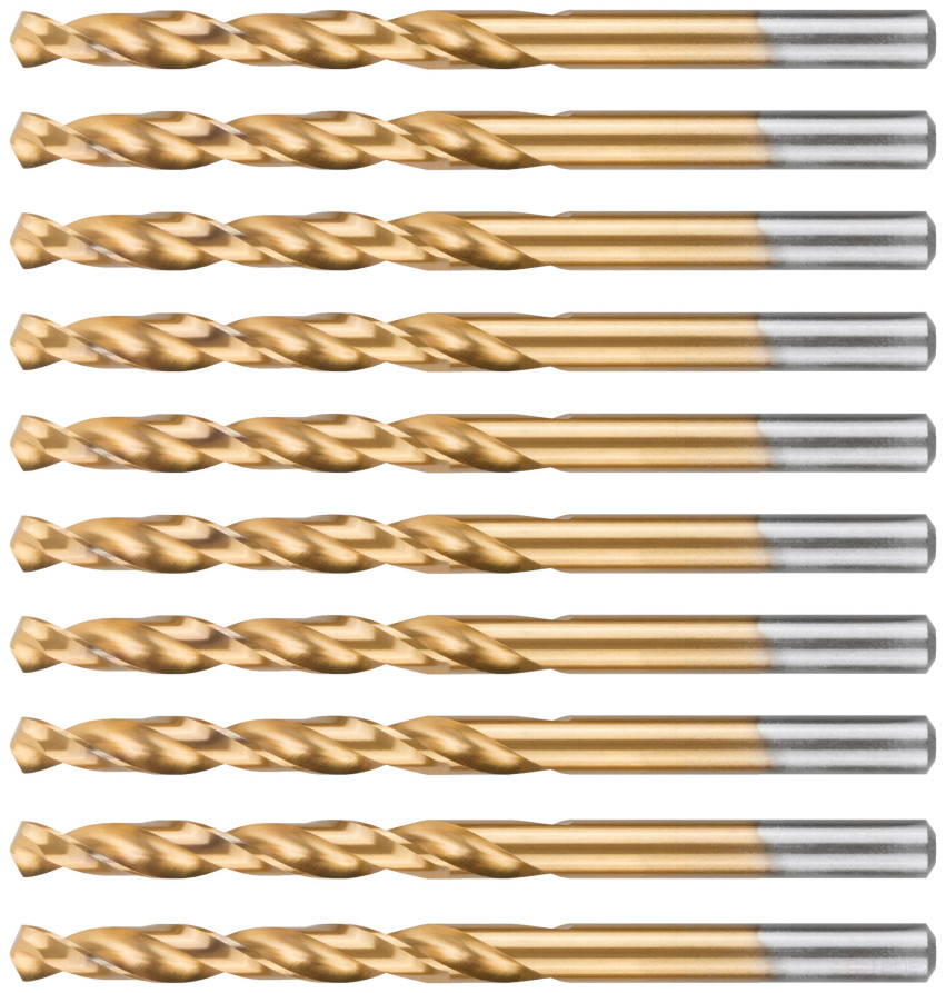 Сверло по металлу Cutop Profi с титановым покрытием, 6х93 мм (10 шт)