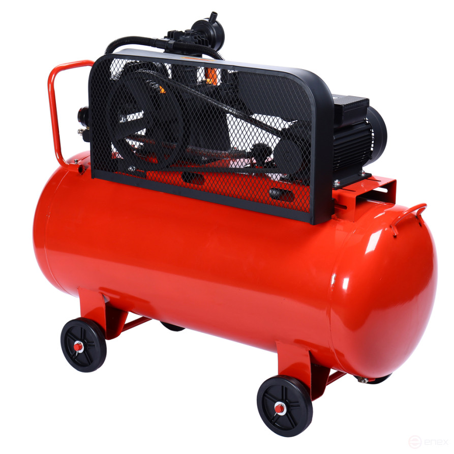 Компрессор пневматический 220В 3.0кВт 8атм. 400л/мин. ресивер-200л поршневой ременной GTE