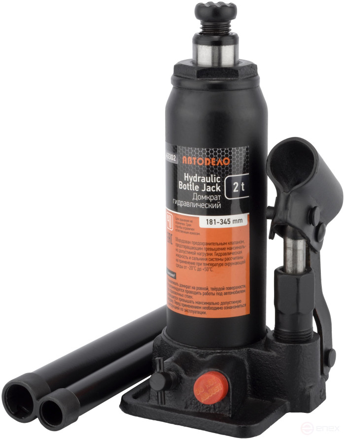 Домкрат гидр. 2.0т (181-345 мм) (АвтоDело) (43302/1)