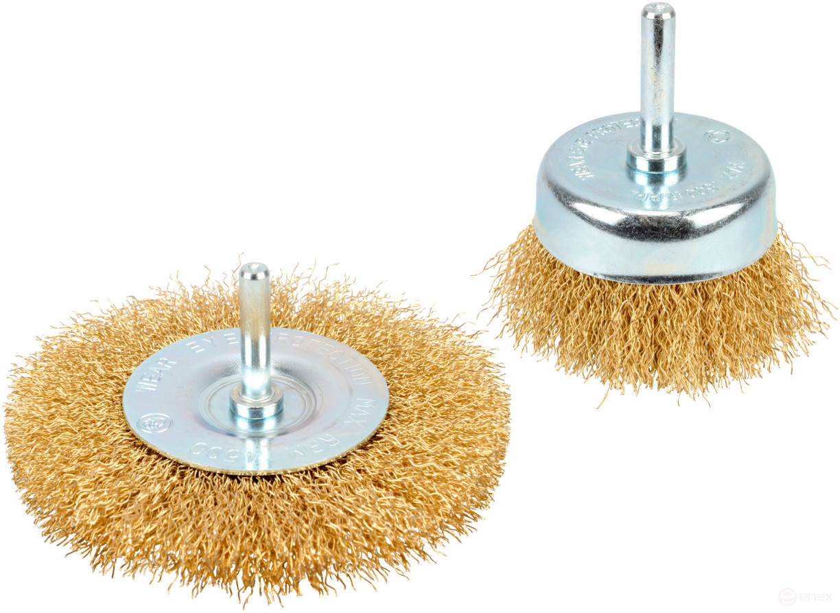 Set of cleaning brushes for drills 2 pcs.(D-100/75mm) (Avtodor) 44017