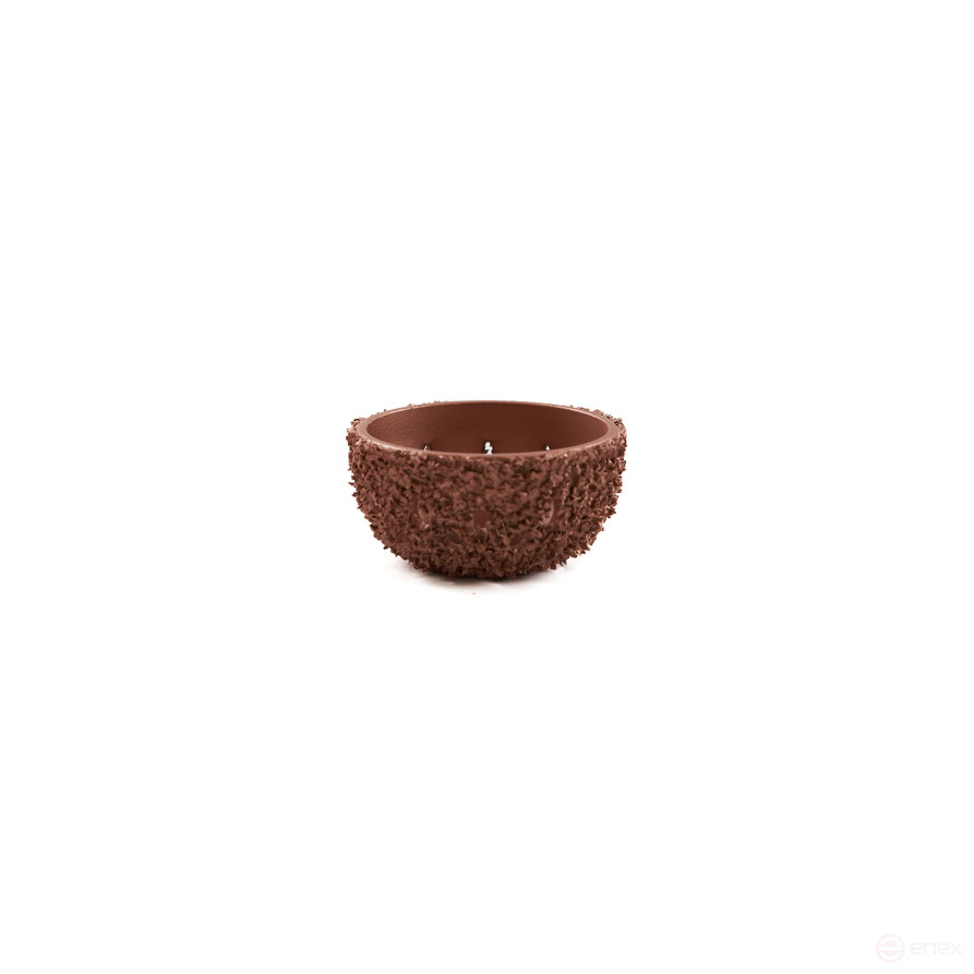 NS05-6418 Rough hemisphere, Ø55x25mm, AH 3/8"-24 thread, 18 Grit