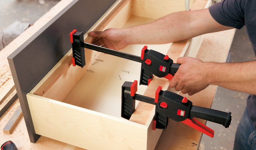 DUO16-8 DuoKlamp Clamp for one-handed operation 160/85, force: 1.2 kN