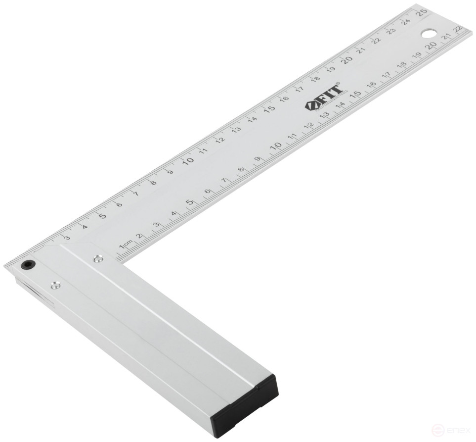 Угольник столярный литой алюминиевый Профи 250 мм