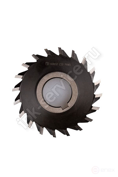 Trekhstor disc milling cutter. straight tooth 100x10x32 Z=20 P6M5