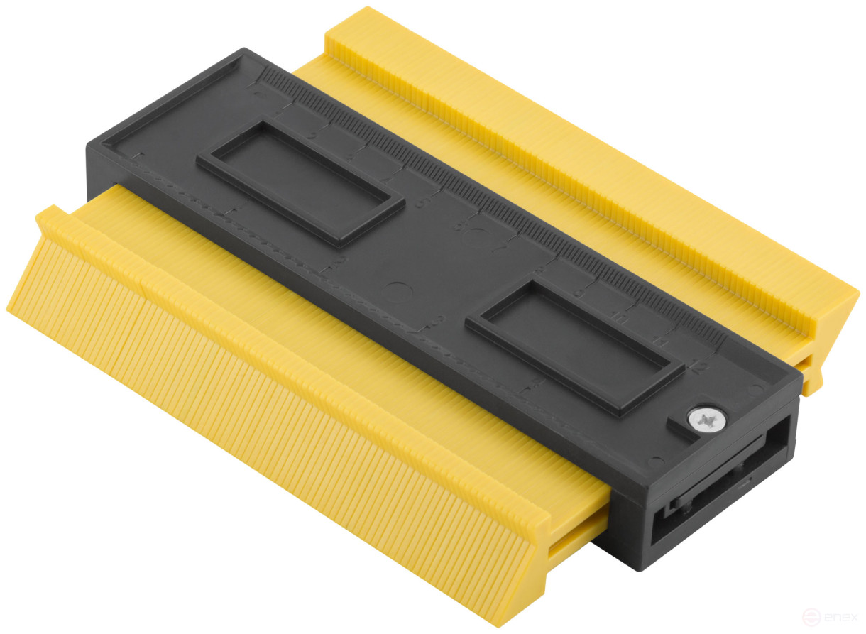 Marking template for tiles, plastic 125x100 mm