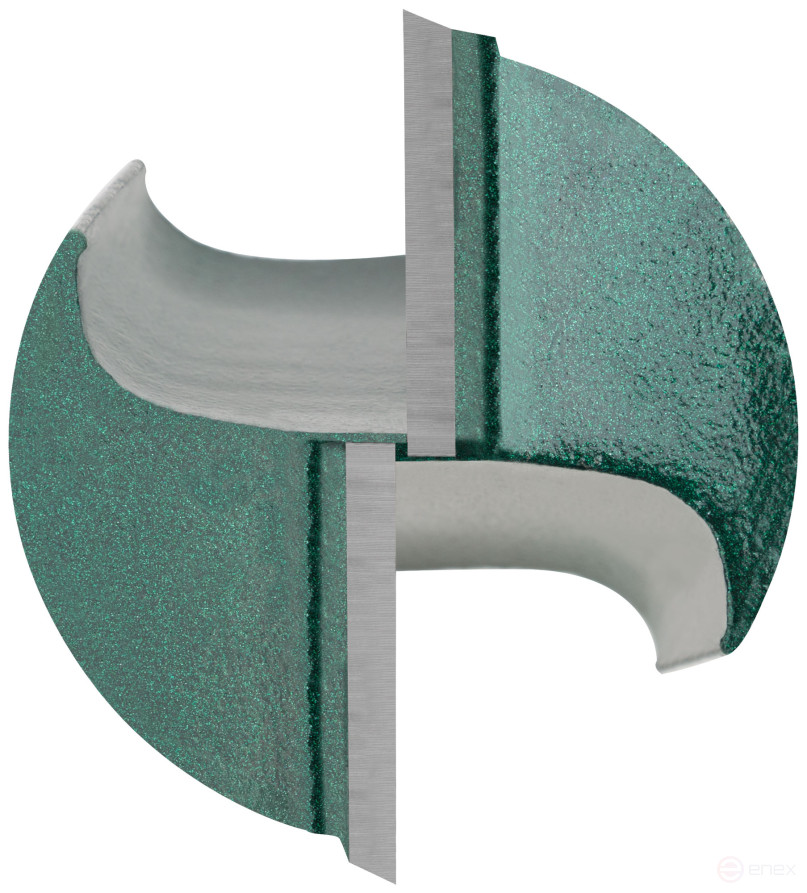 Фреза пазовая для врезки замков DxHxL=36х30х65 мм