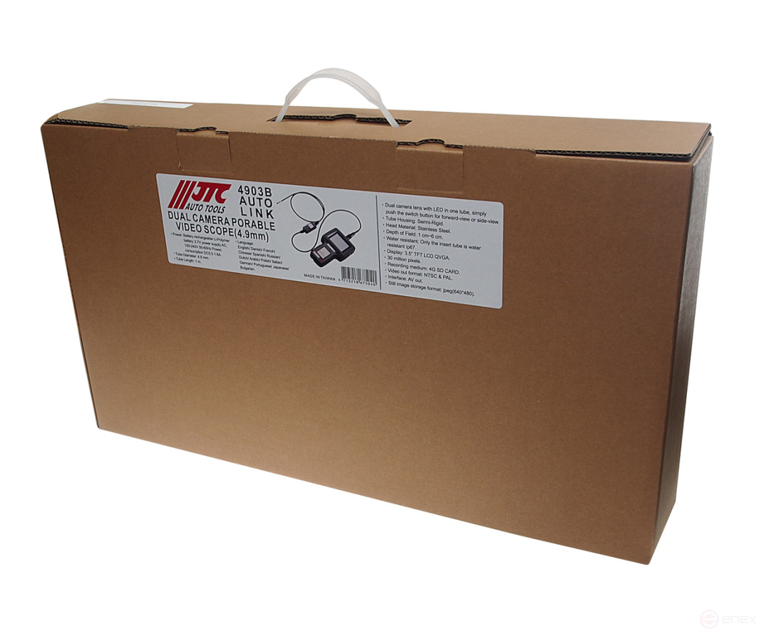 Multi-function borescope, probe 4.9mm, L=1000mm 3.5" TFT LCD JTC display