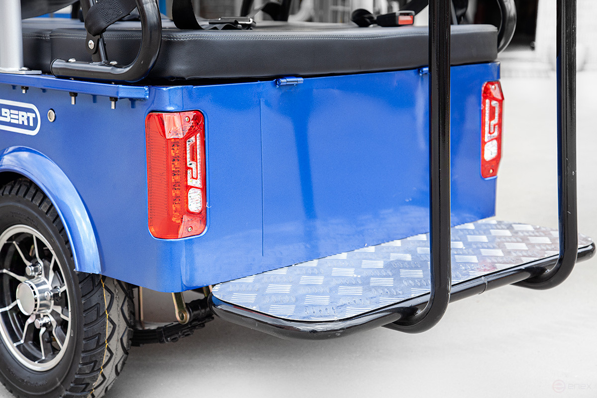 Mini golf cart Gelbert Sirma 60V 1200W, blue