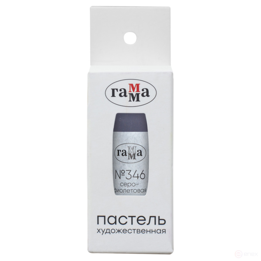 Пастель художественная Гамма, серо-фиолетовая №346, картон. упак., европодвес