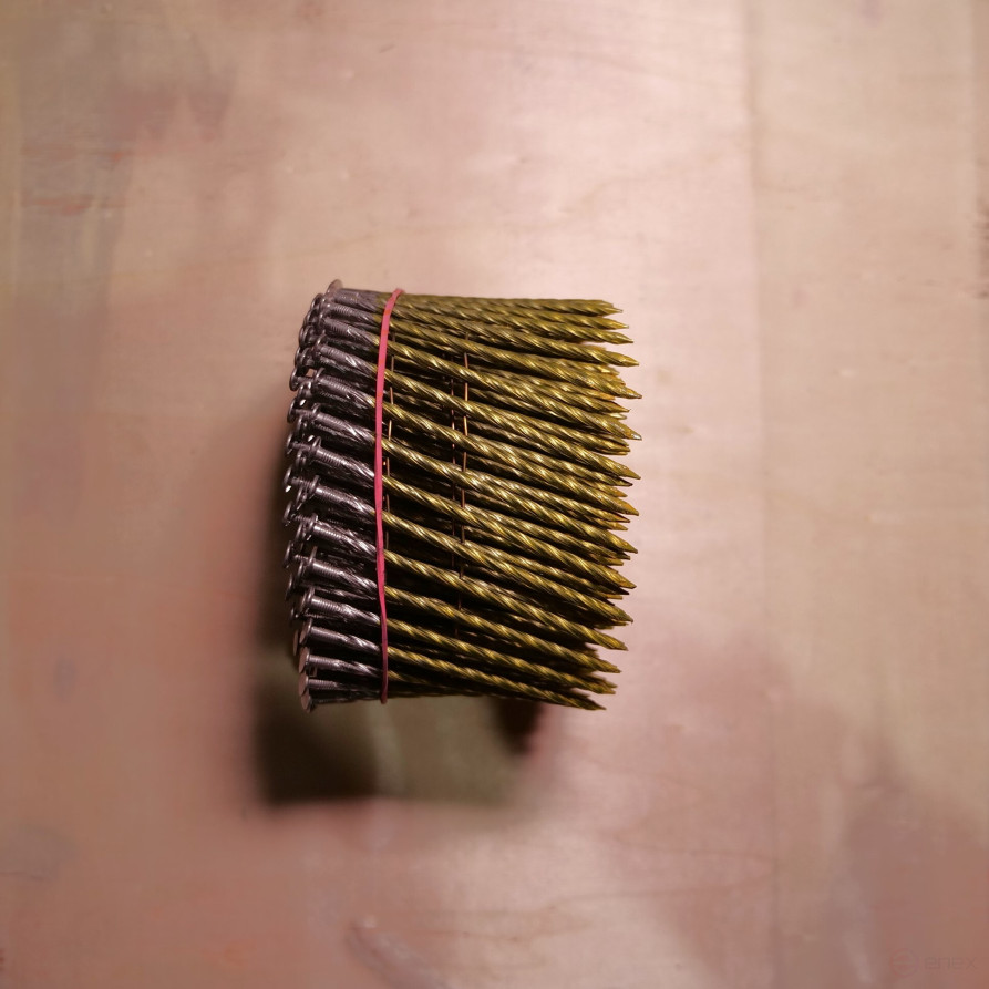 CNW drum nails for wood (2.8*80 mm, BKSCH, screw., 4500 pcs/pack)