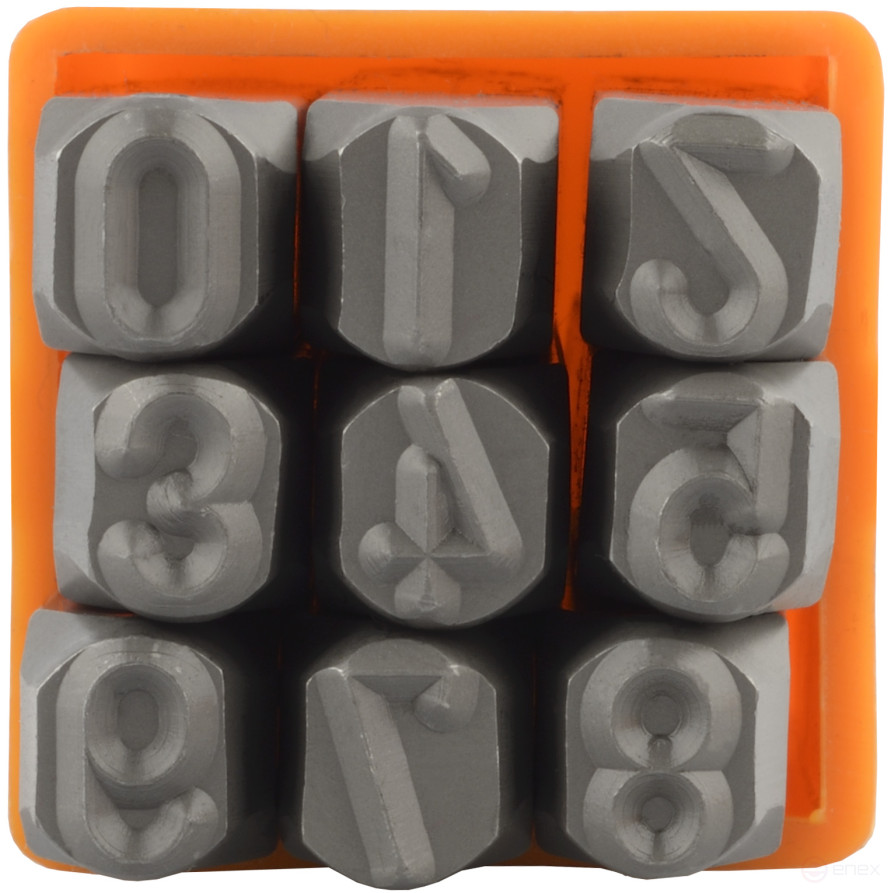 8mm digital stamp set "Avtodor" (high hardness) 40588