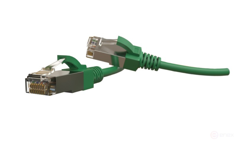 PC-LPT-SFTP-RJ45-RJ45-C6-5M-LSZH-GN Patch Cord S/FTP, Shielded, Category 6 (100% Fluke Component Tested), 28AWG, LSZH, 5 m, Green