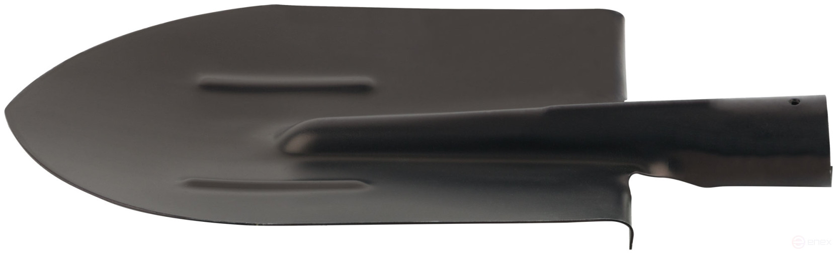Bayonet shovel without handle, lightweight, with stiffeners 195x350 mm