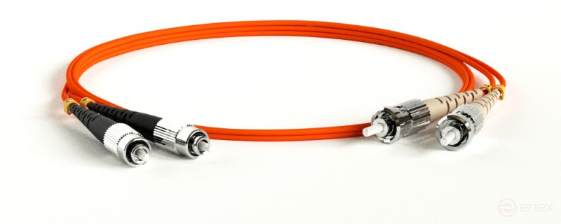 FC-D2-62-FC/PR-ST/PR-H-15M-LSZH-OR Патч-корд волоконно-оптический (шнур) MM 62.5/125, FC-ST, 2.0 мм, duplex, LSZH, 15 м