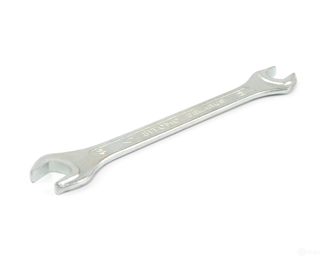 Ключ гаечный рожковый двусторонний 11x14 оцинкованный SITOMO BELARUS