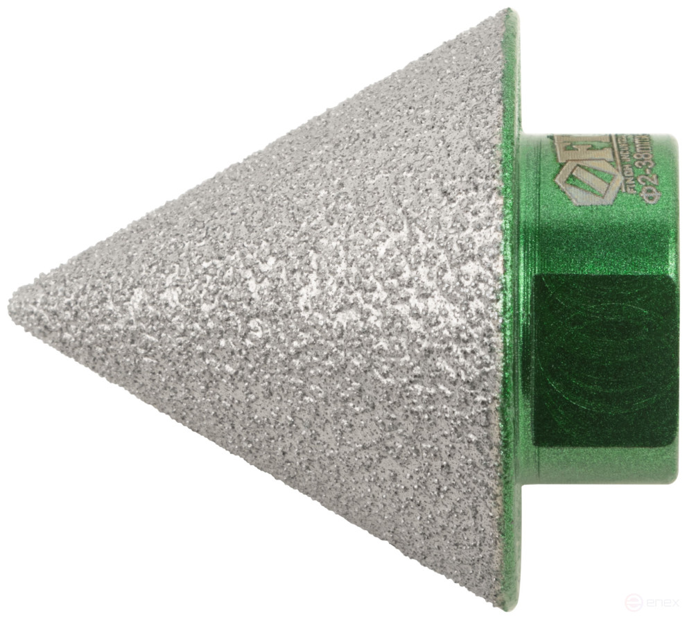 Diamond cone milling cutter for USM Profi, shank M14, 2-38 mm