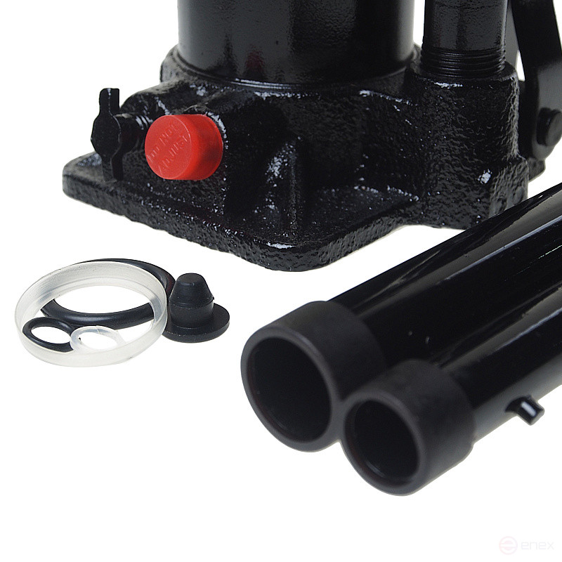 Hydraulic jack ER-80031 bottle with valve 3t, repair kit (lifting height 195-380mm) EUREKA /1/5