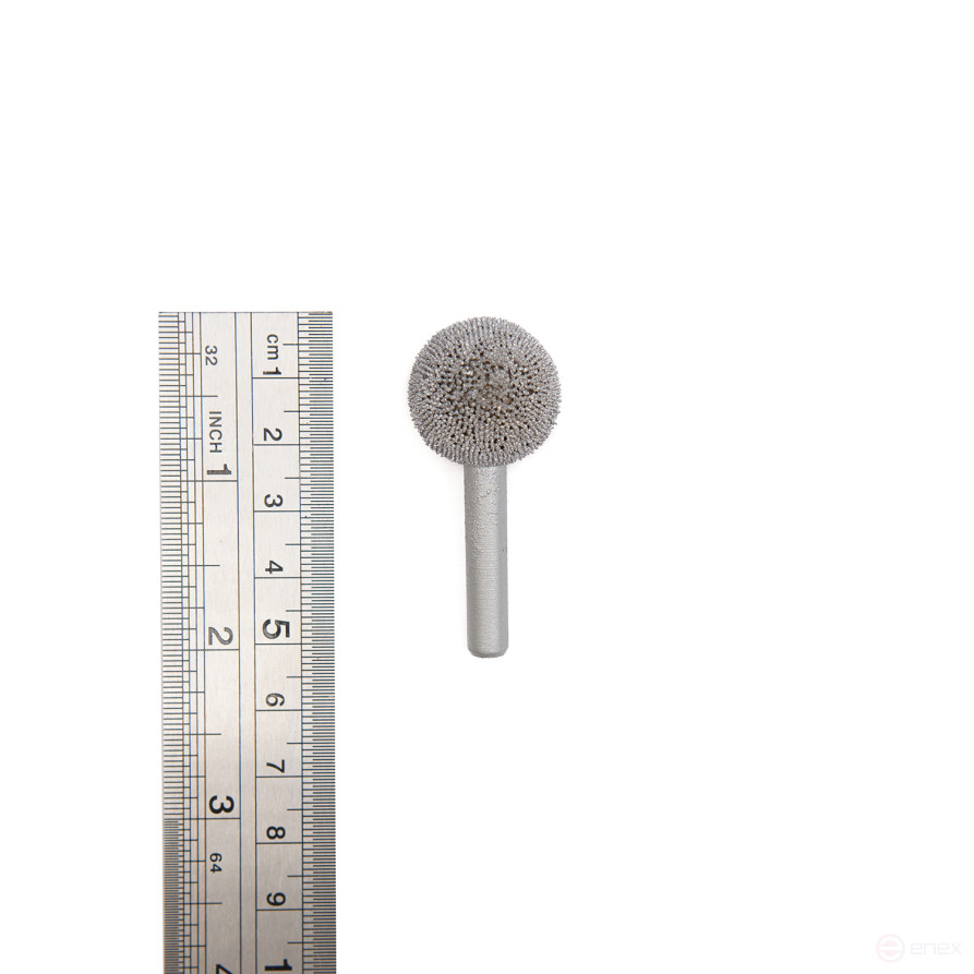 NS602 Rough ball, Ø22mm, 6.3mm pin, 230 Grit