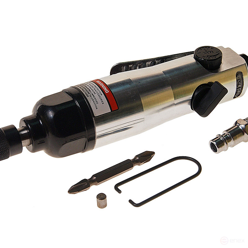 Пневмоотвертка ER-83602 прямая 1/4", 11000 об/мин (52Нм) ЭВРИКА /1/25