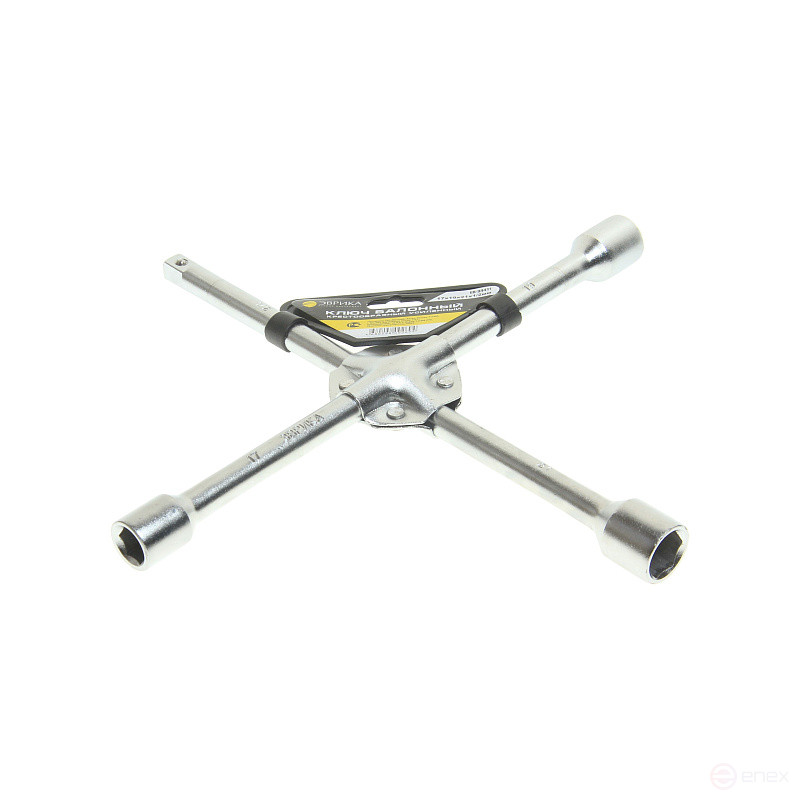 Ключ баллонный 17х19х21мм 1/2" ER-34411 крестообразный L=350мм усиленный ЭВРИКА 1/20