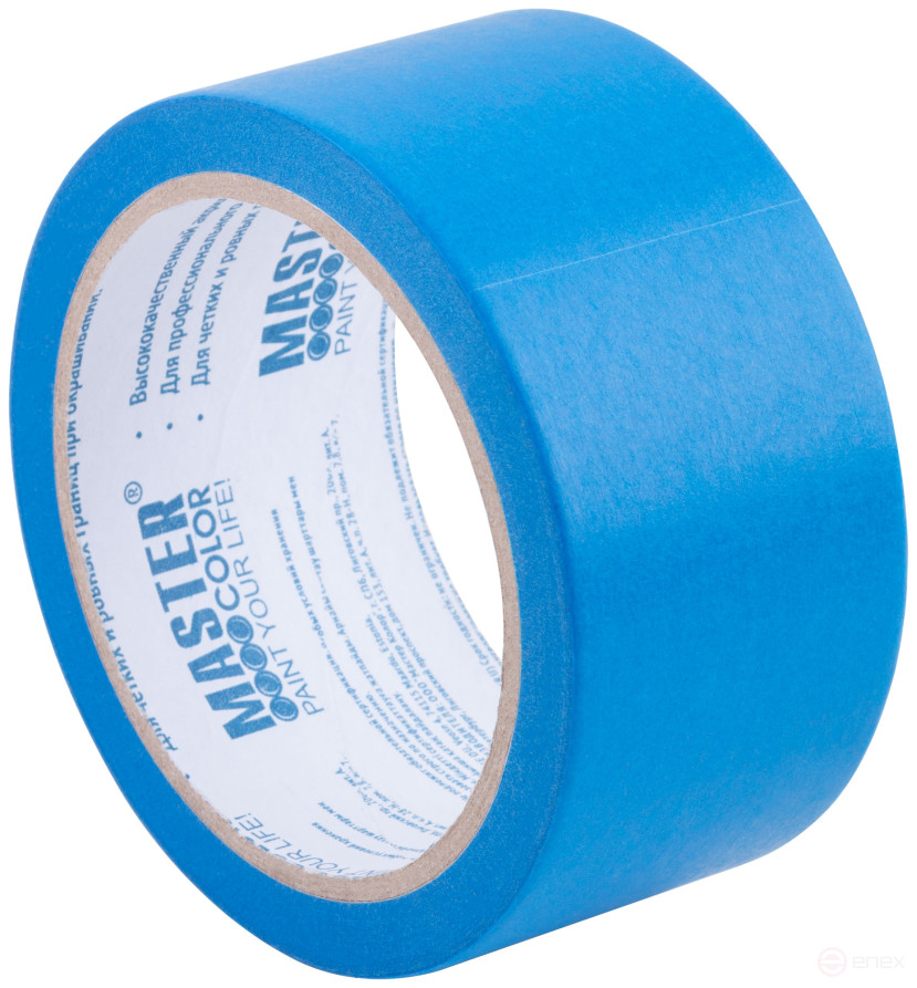 Лента малярная синяя, для наружных работ, 48 мм x 25 м