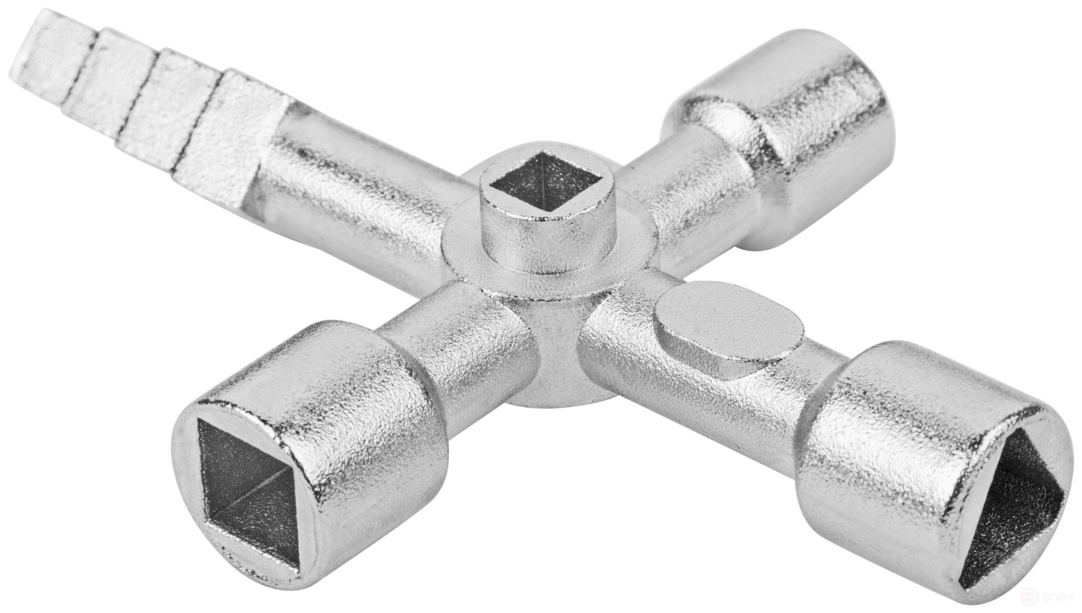 Ключ универсальный для электрошкафов 5-в-1, двусторонняя CrV бита PH2/SL7