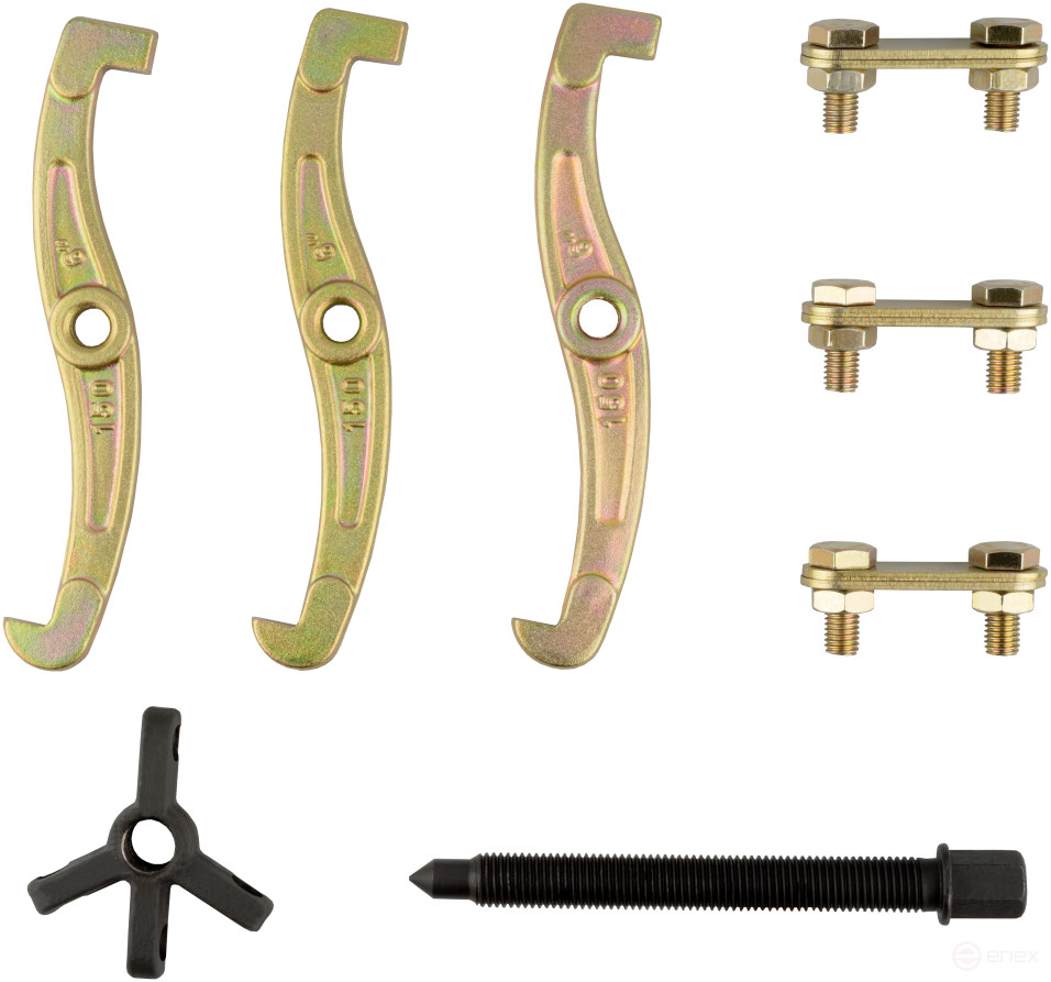 Съемник 2-3-х лапый шарнирный 150 мм BERIL