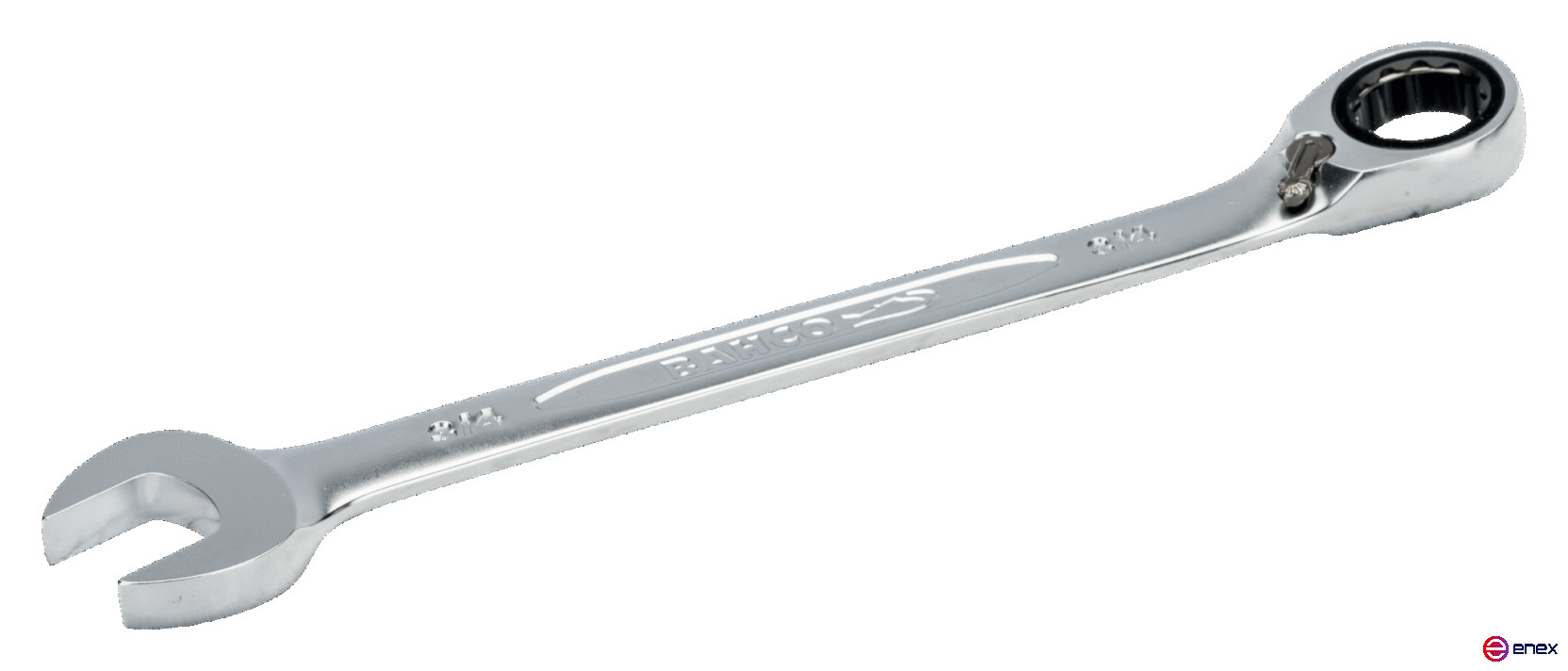 Combination keys with ratchet 5/16", chrome plated