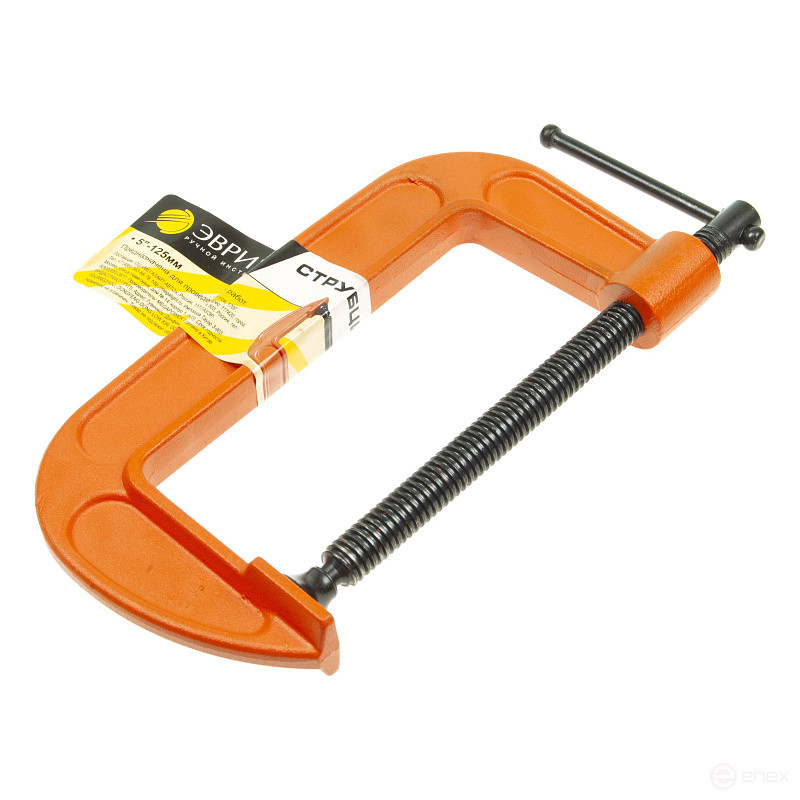 Clamp ER-16125 G-shaped 5"-125mm EUREKA /1/36