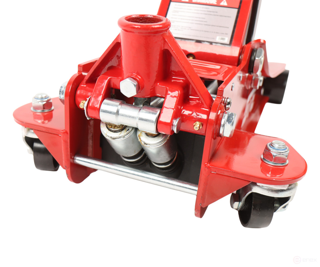 Домкрат подкатной 4т 112-505мм двухпоршневой GTE