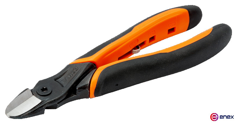 Кусачки-бокорезы с рукоятками ERGO для пластика, 160 мм