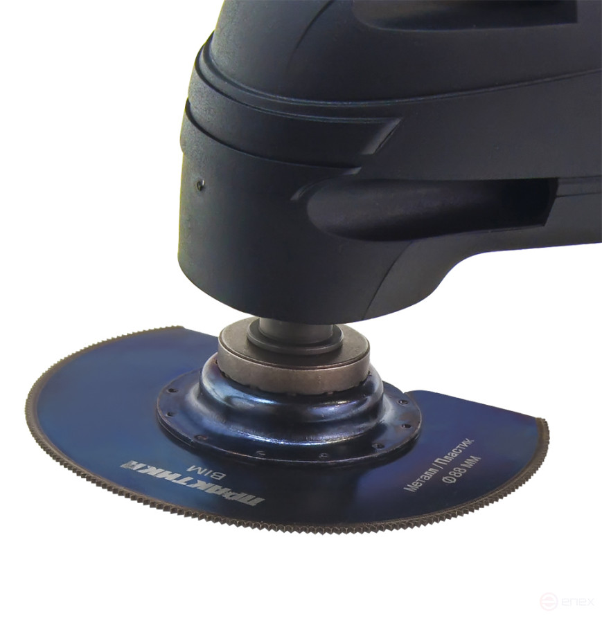 Насадка для МФИ ПРАКТИКА отрезная полукруг, BiM, по металлу и дереву, 88 мм, мелкий зуб (240-232)