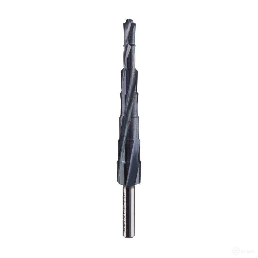 ULTIMATECUT Step drills HSS RUnaTEC with spiral grooves and turbo tips Ø 6,0 - 12,00