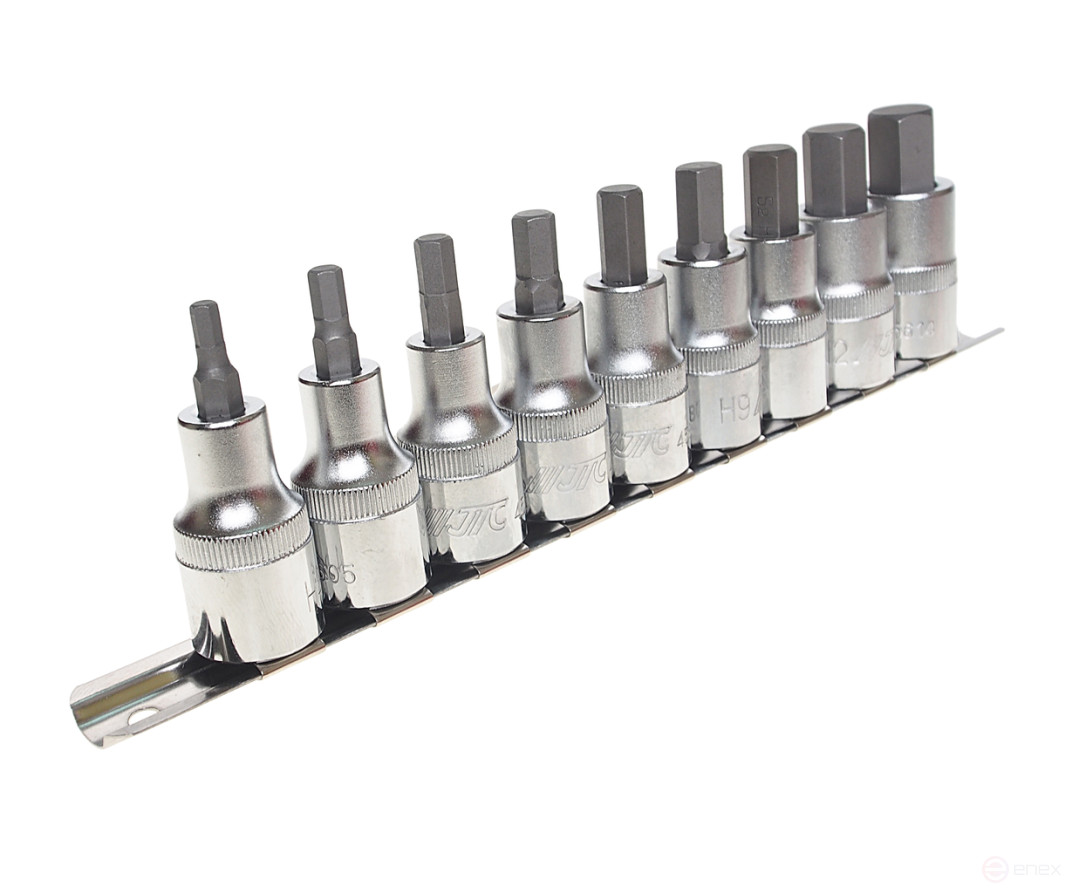 1/2" HEX H4-H14 9 pieces JTC Bit Head Set