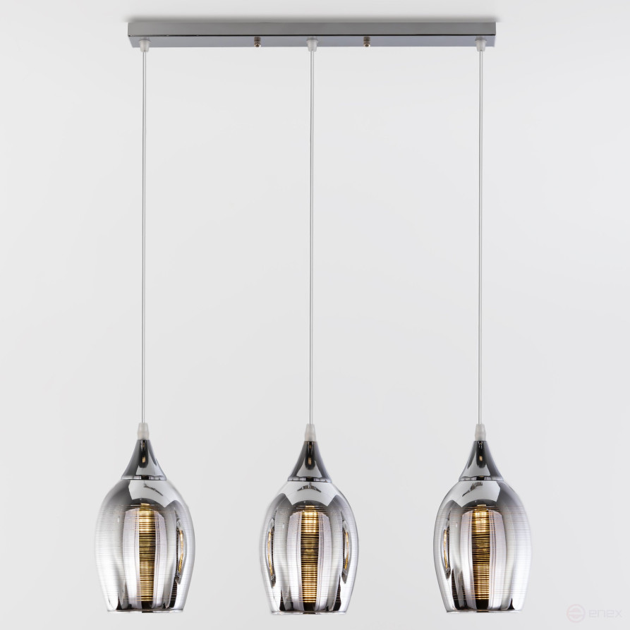 Светильник подвесной (подвес) Rivoli Malady 9123-203 3 х Е27 40 Вт модерн потолочный