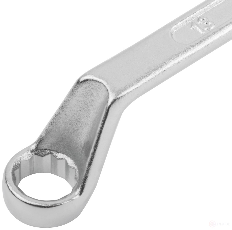 Ключ накидной "Хард", хромированное покрытие 13х17 мм