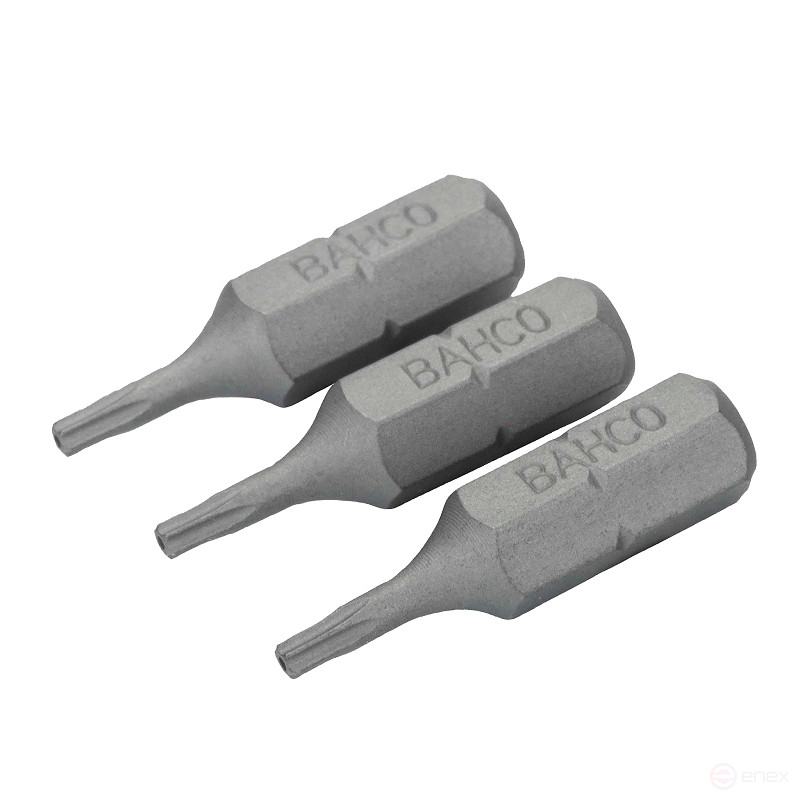1/4" 3pcs bits. for TORX TR27 screws, L=25 mm