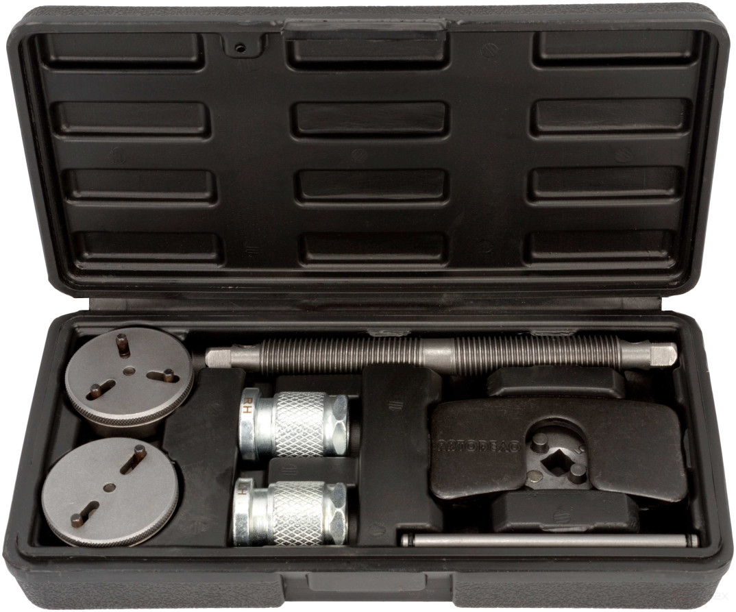 Набор для сведения тормозных цилиндров 8пр. с регулируемыми адаптерами (АвтоDело) 40940