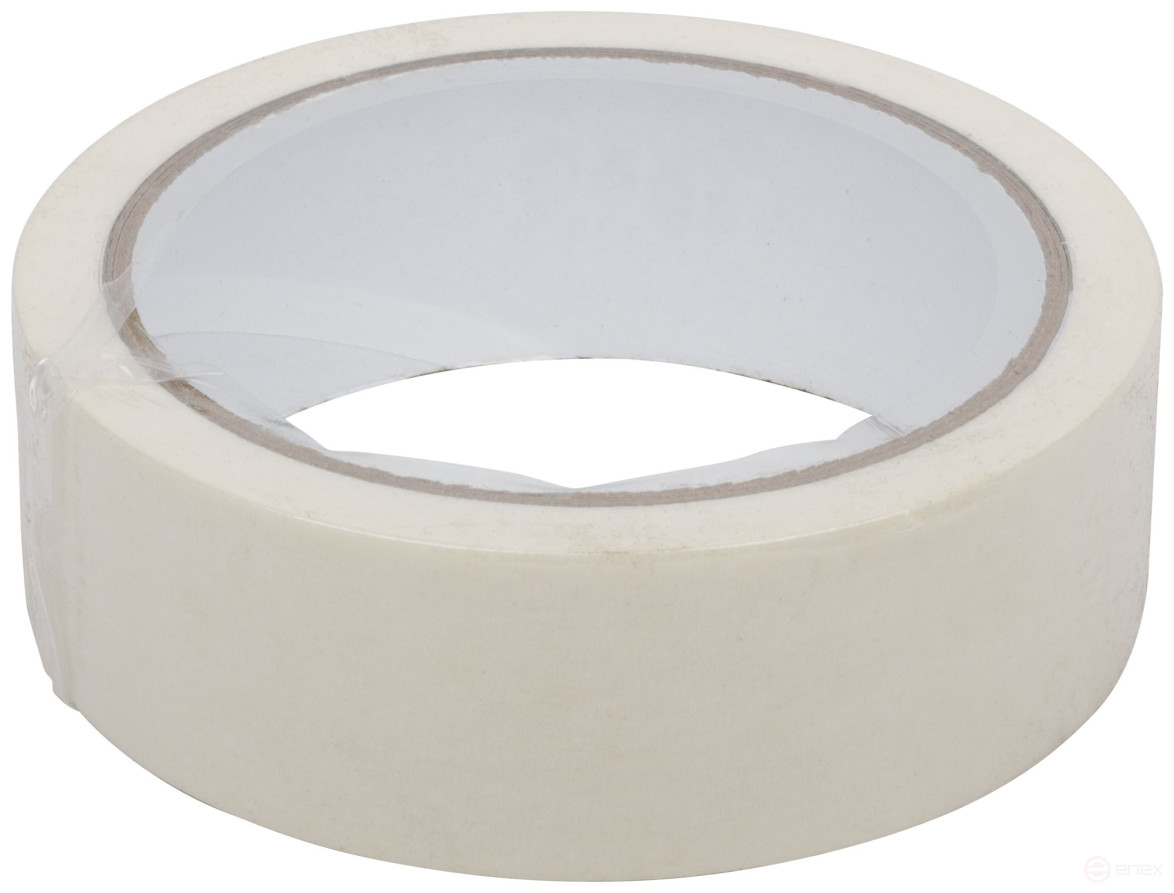 Лента малярная креппированная клейкая 30 мм х 20 м