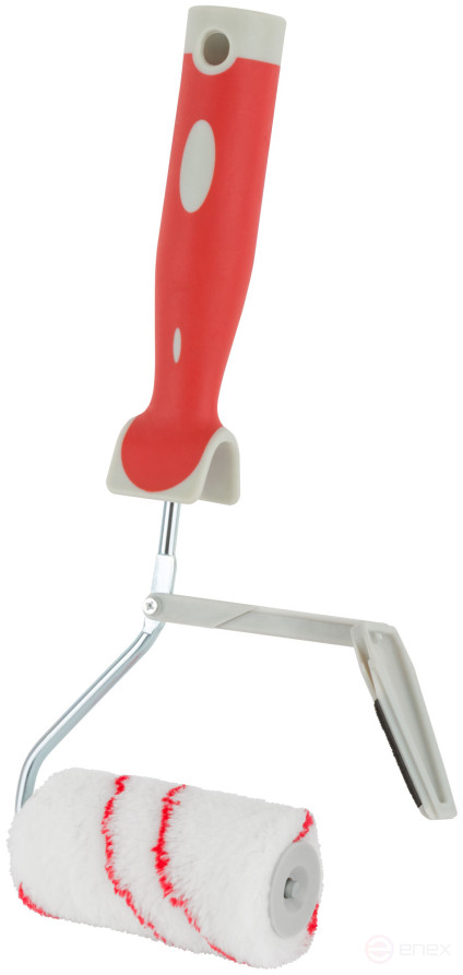 Edging roller, 30 core, acrylic, 11 mm pile, 2-K handle, 100 mm