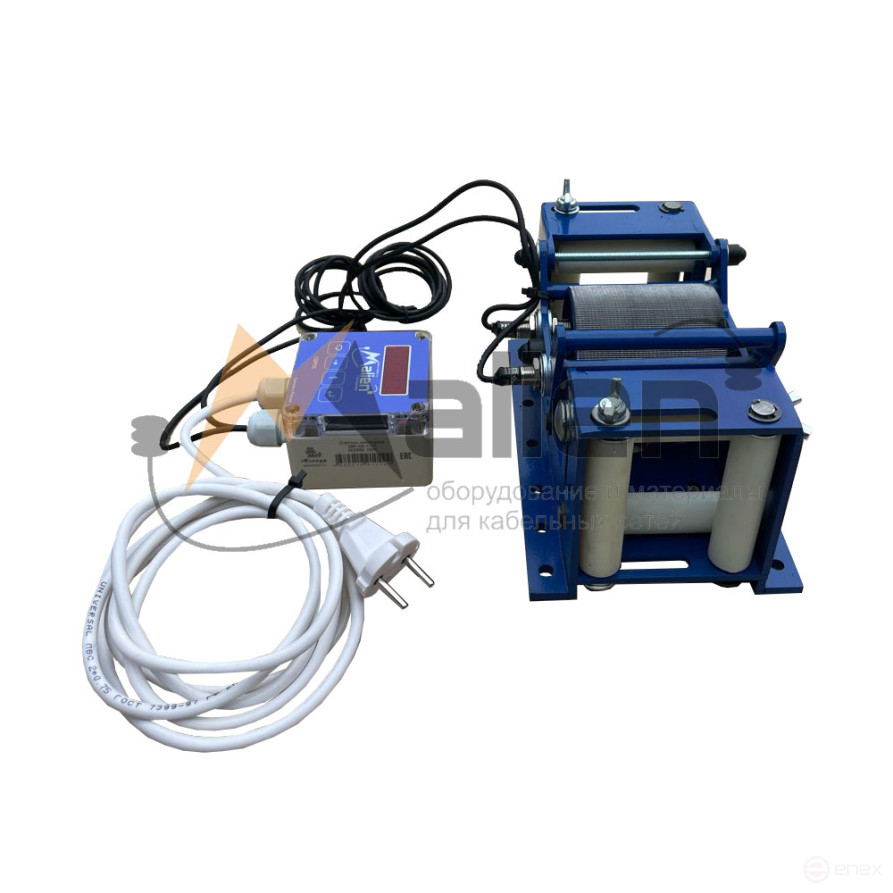 The IDK-40 cable length meter (for cable diameters from 1 to 40 mm) is turned OFF