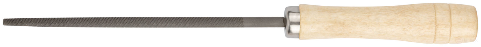 File, wooden handle, round 150 mm