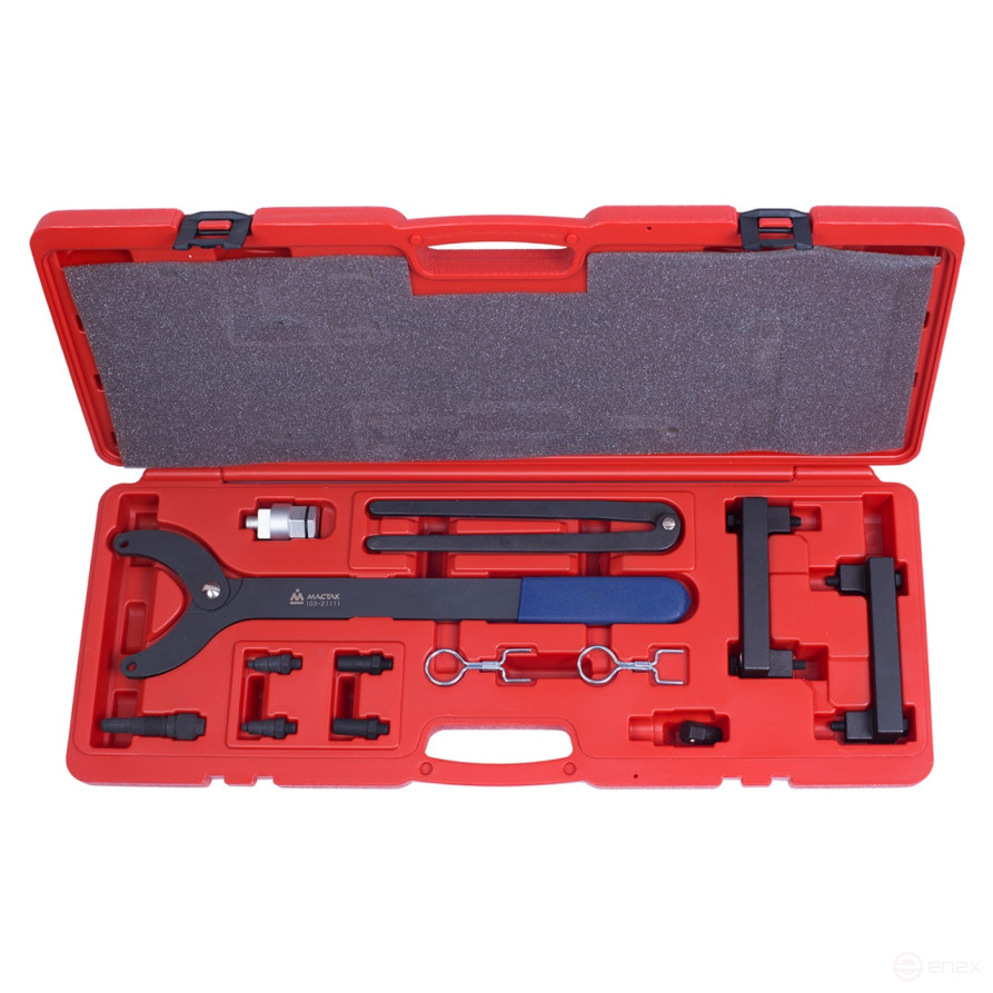 Camshaft / crankshaft locking kit, VAG FSI, case, 13 items MASTAK 103-2111C